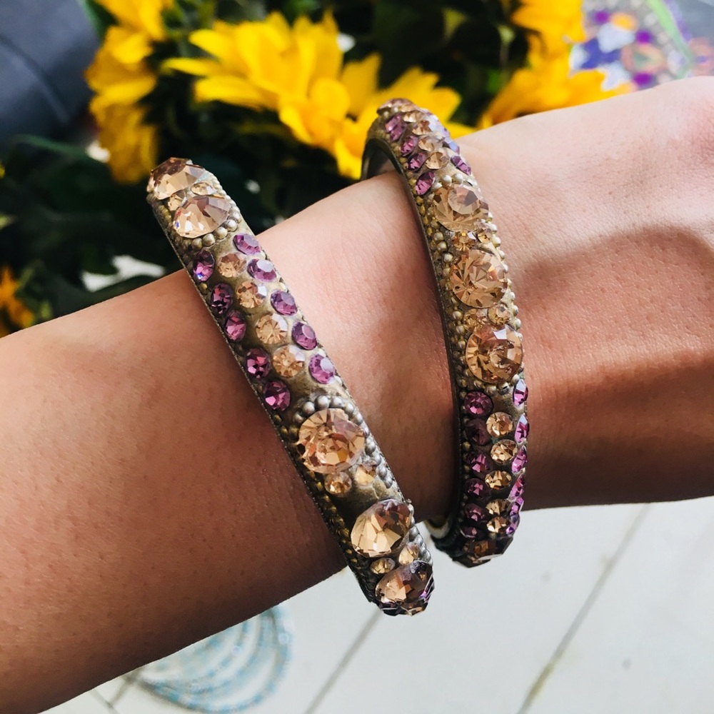 Two Crystal bracelets